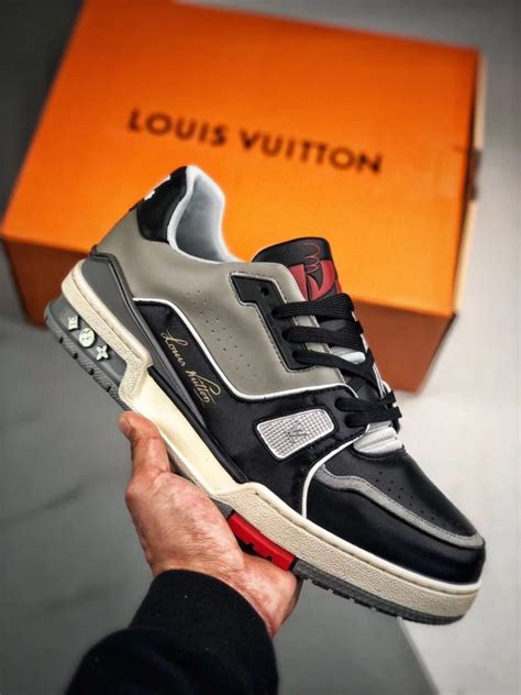 replica louis vuitton mens trainers|louis vuitton trainers men's black.